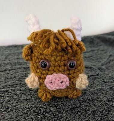 Tiny Highland Cow